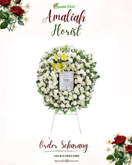 Krans Bunga Duka Karang Agung